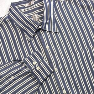 Peter Millar Mens Extra Large‎ Striped Button Down Long Sleeve Shirt Stylish XL
